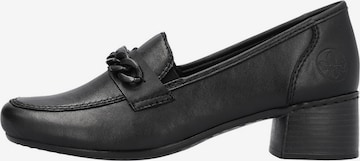 Rieker Pantofle '41660' w kolorze czarny