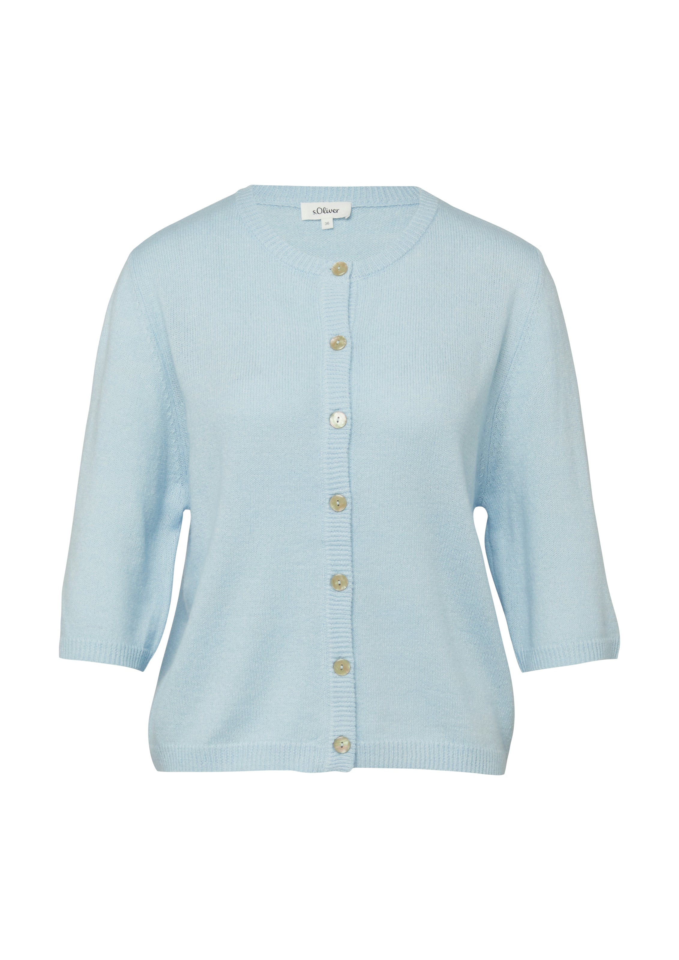 s.Oliver Strickjacke in Blau: Vorderseite