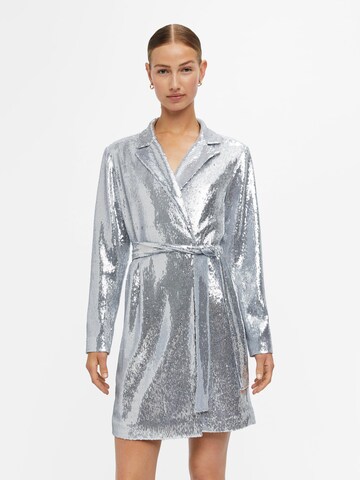 OBJECT Cocktail Dress 'Ginger' in Silver: front