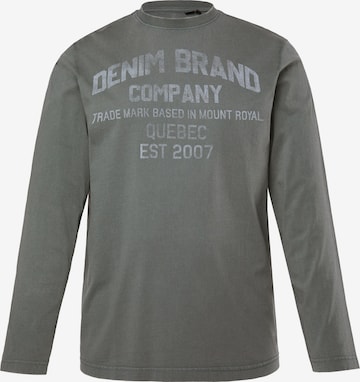 Men Plus Shirt in Grijs: voorkant