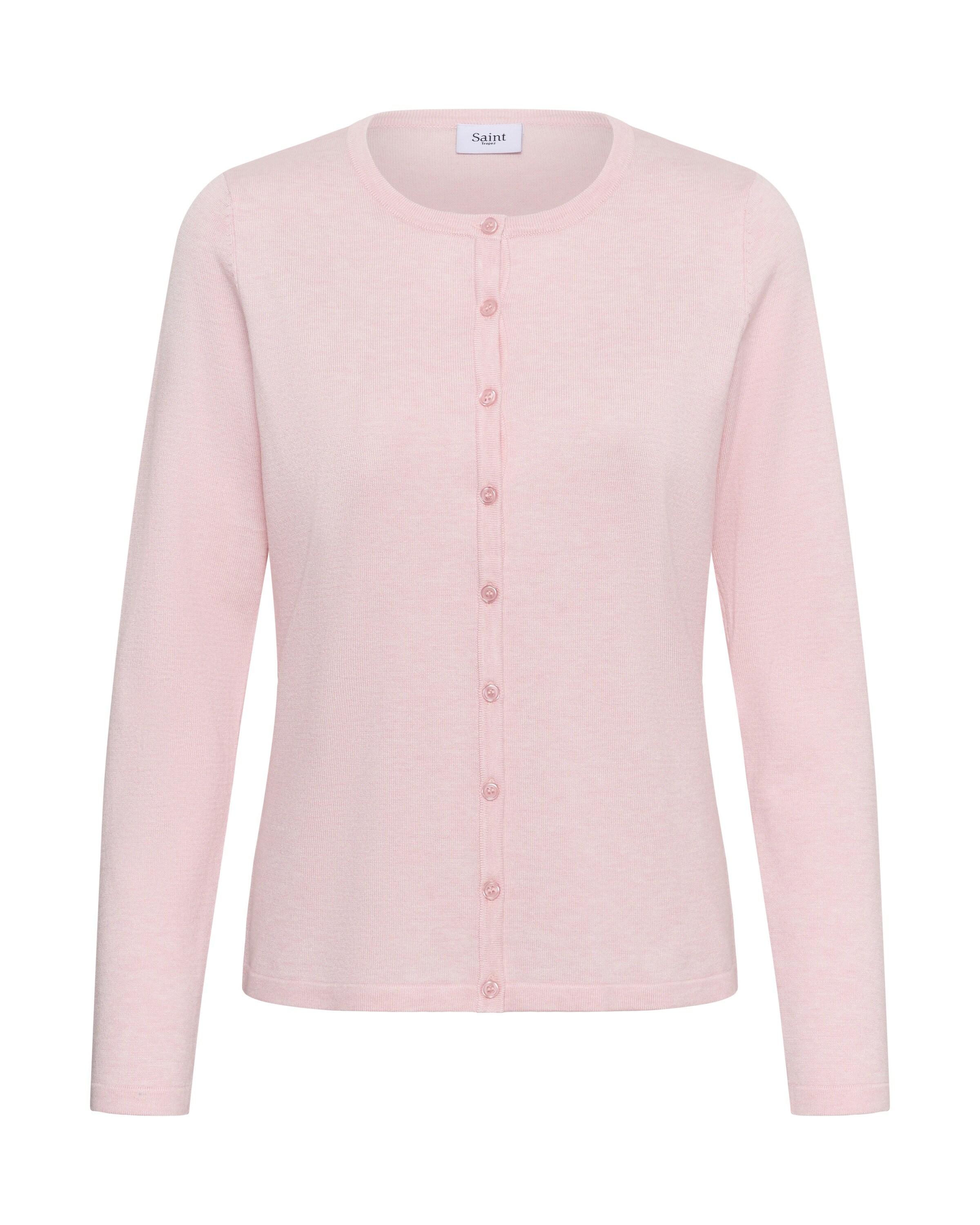 SAINT TROPEZ - Casaco de malha 'MilaSZ' em rosa: frente