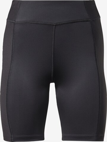 Pantaloni sport de la Reebok pe negru: față