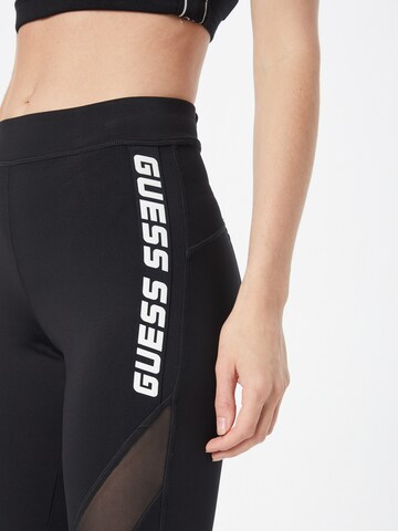 GUESS - Skinny Pantalón deportivo 'Angelica' en negro