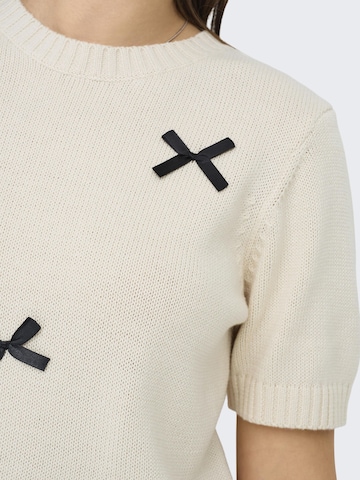 JDY - Jersey 'JDYBow' en beige