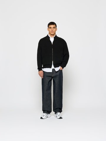 Burocs Knit Cardigan in Black