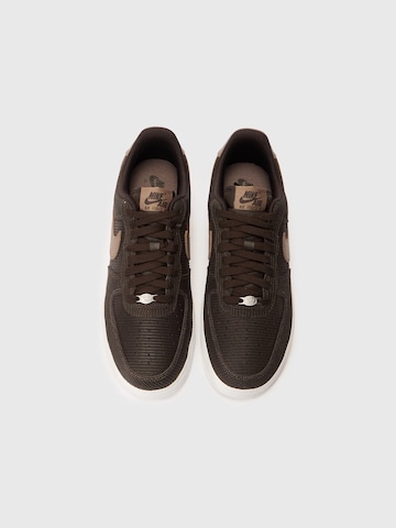 Nike Sportswear Nizke superge 'Air Force 1 '07' | rjava barva