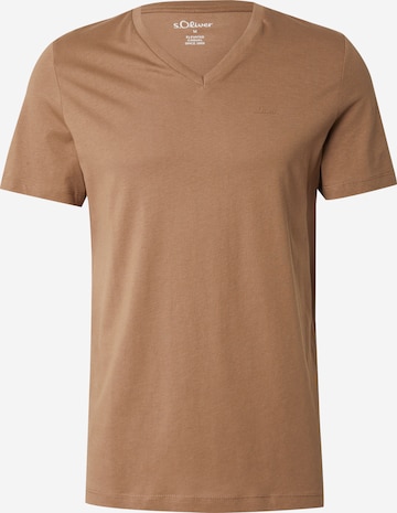 s.Oliver Shirt in Brown: front