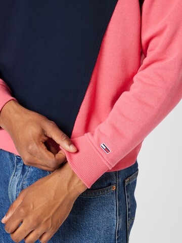 Felpa di Tommy Jeans in rosa