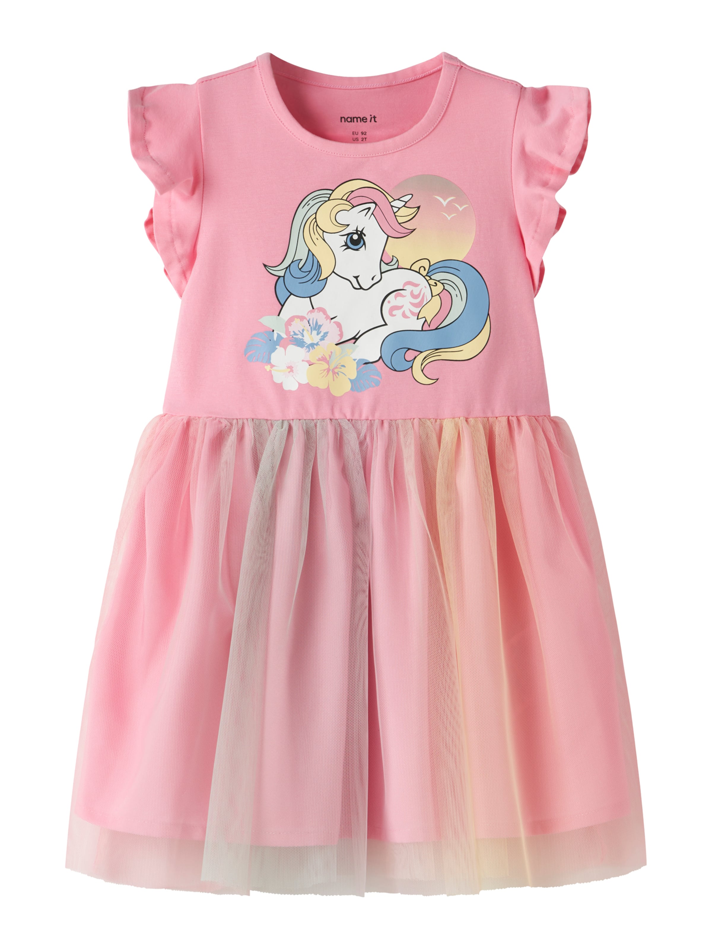 NAME IT - Vestido 'NMFADAJA' en rosa: frente