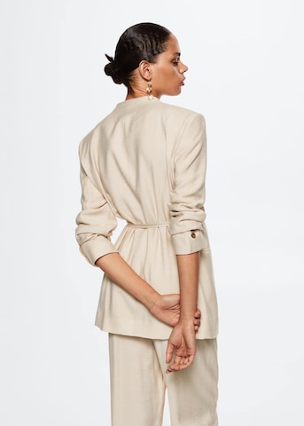 MANGO Blazer 'Peanut' i beige