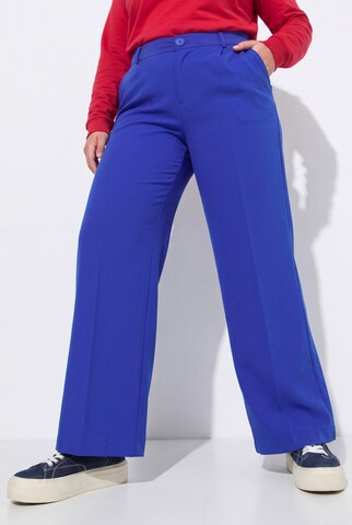 MIAMODA Wide Leg Hose in Blau