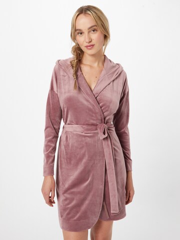 Hunkemöller Short Bathrobe in Purple: front