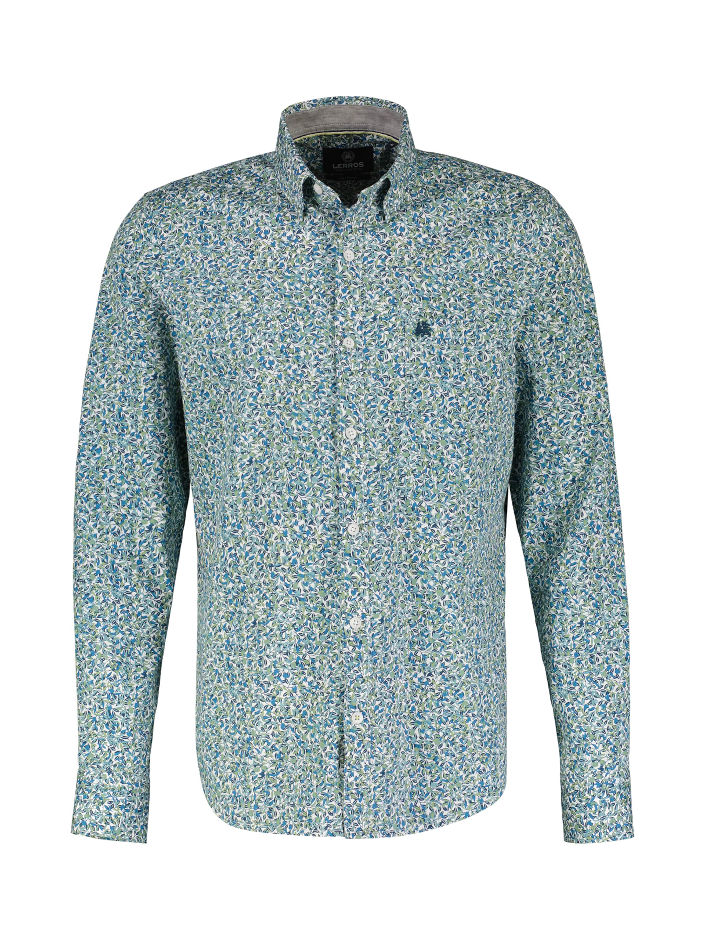 LERROS Regular fit Overhemd in Blauw: voorkant