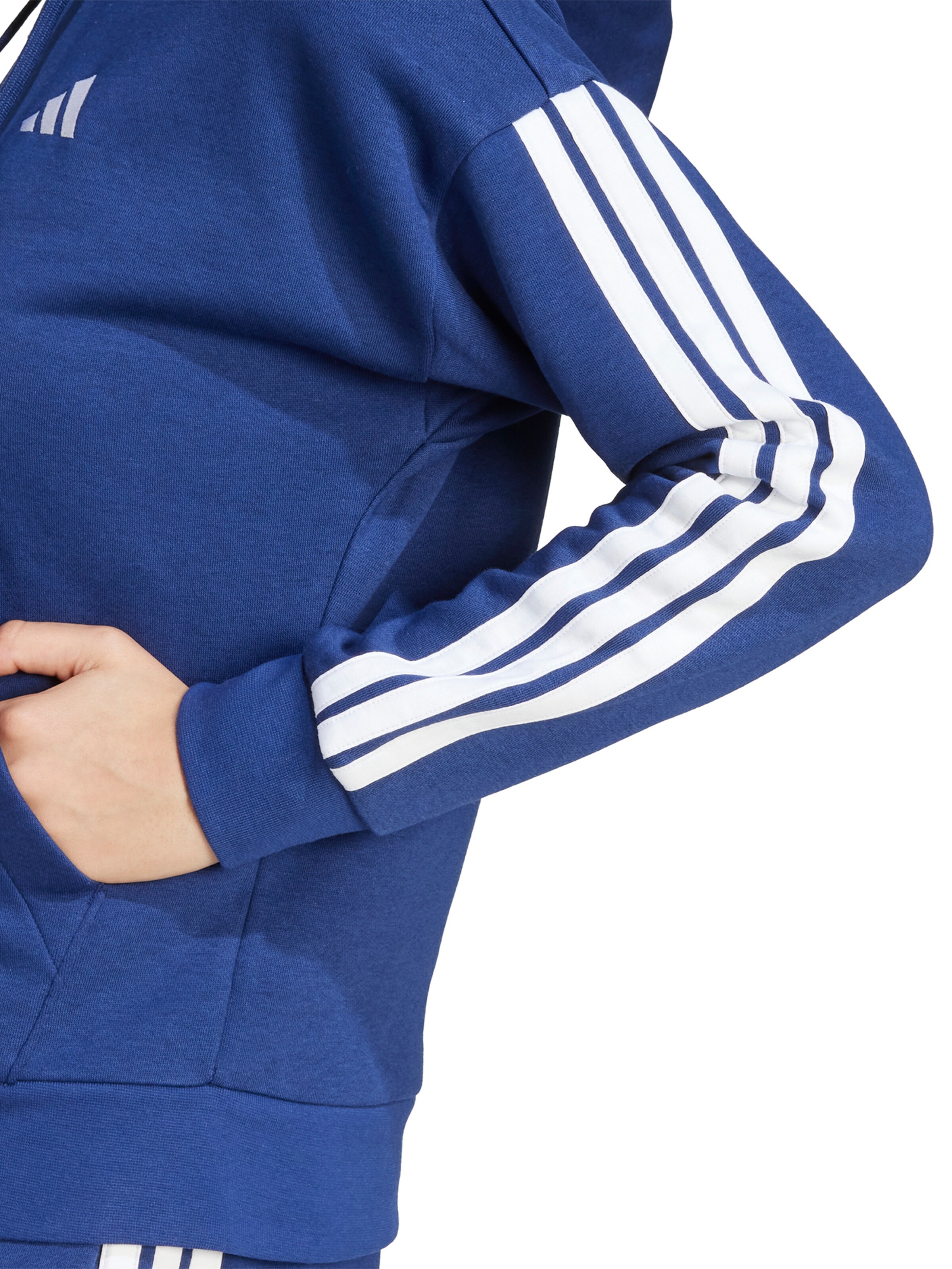 ADIDAS SPORTSWEARSportska sweater majica 'W 3S FL FZ HD' - plava boja