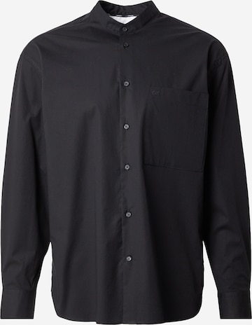 Calvin Klein Hemd in Schwarz: Vorderseite