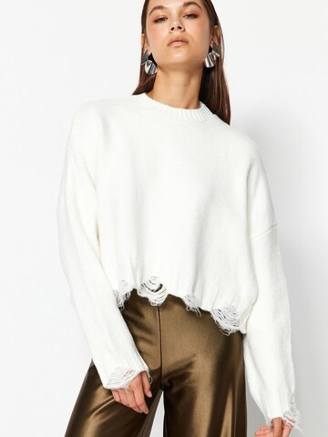 Pull-over Trendyol en beige : devant
