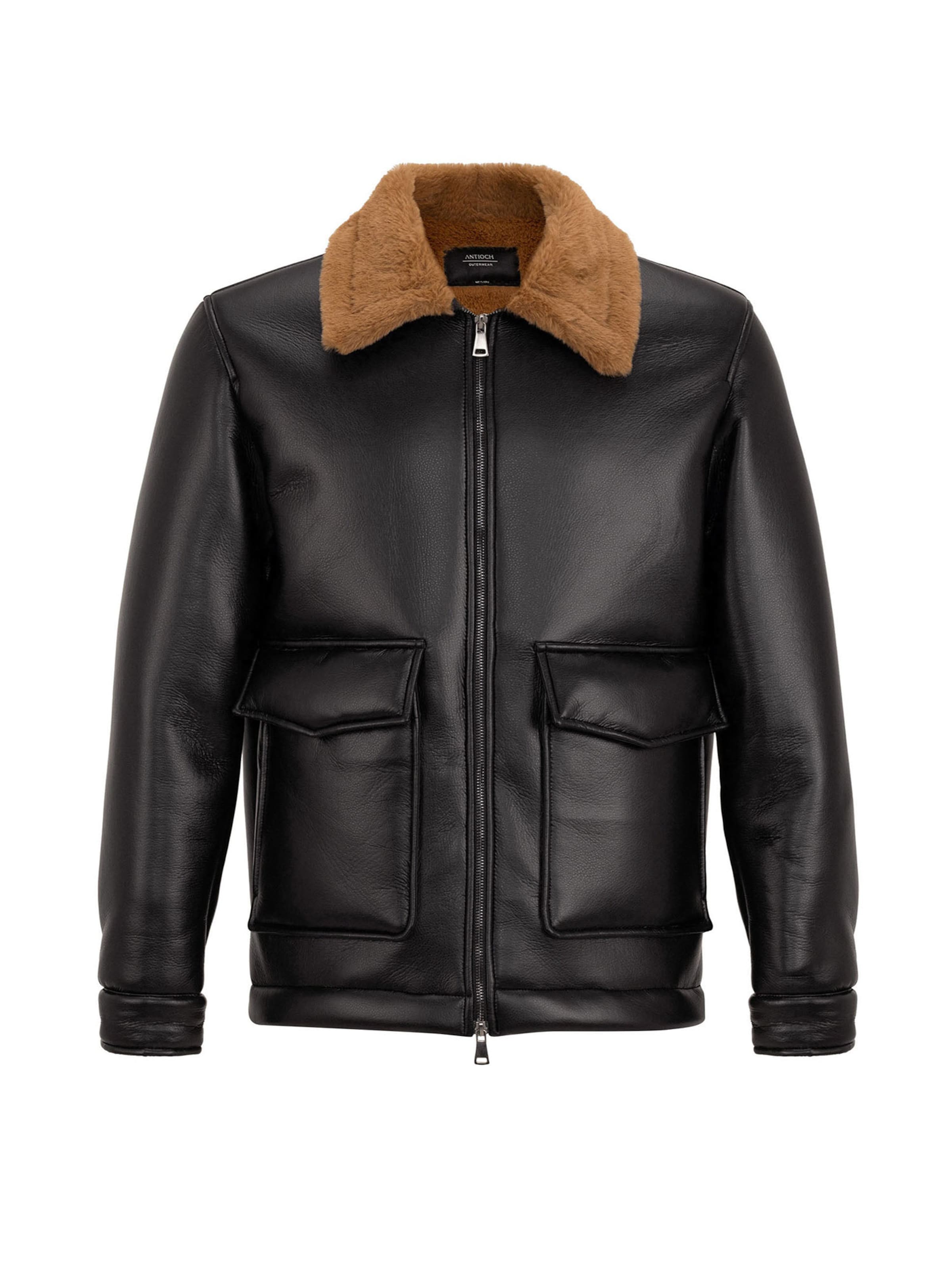 Antioch Vinterjacka i svart: framsida