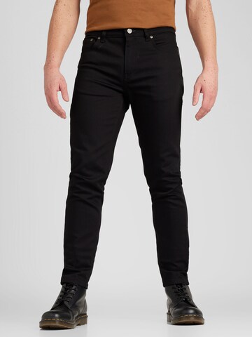 Won Hundred Regular Trousers 'Dean A' in Black: front