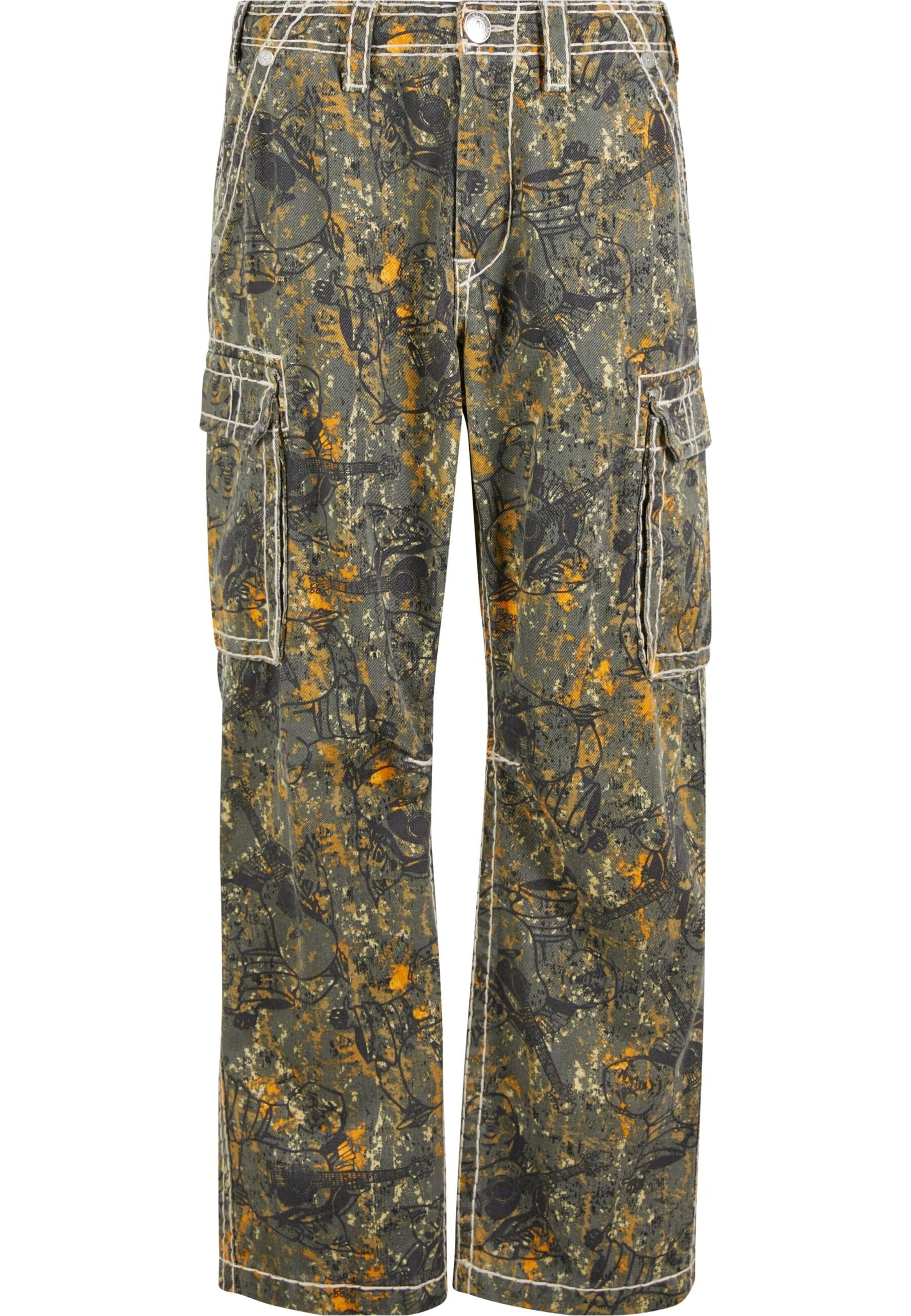 True Religion Loosefit Hose in Grün: Vorderseite