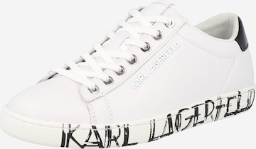 Karl Lagerfeld Låg sneaker 'KUPSOLE II' i vit: framsida