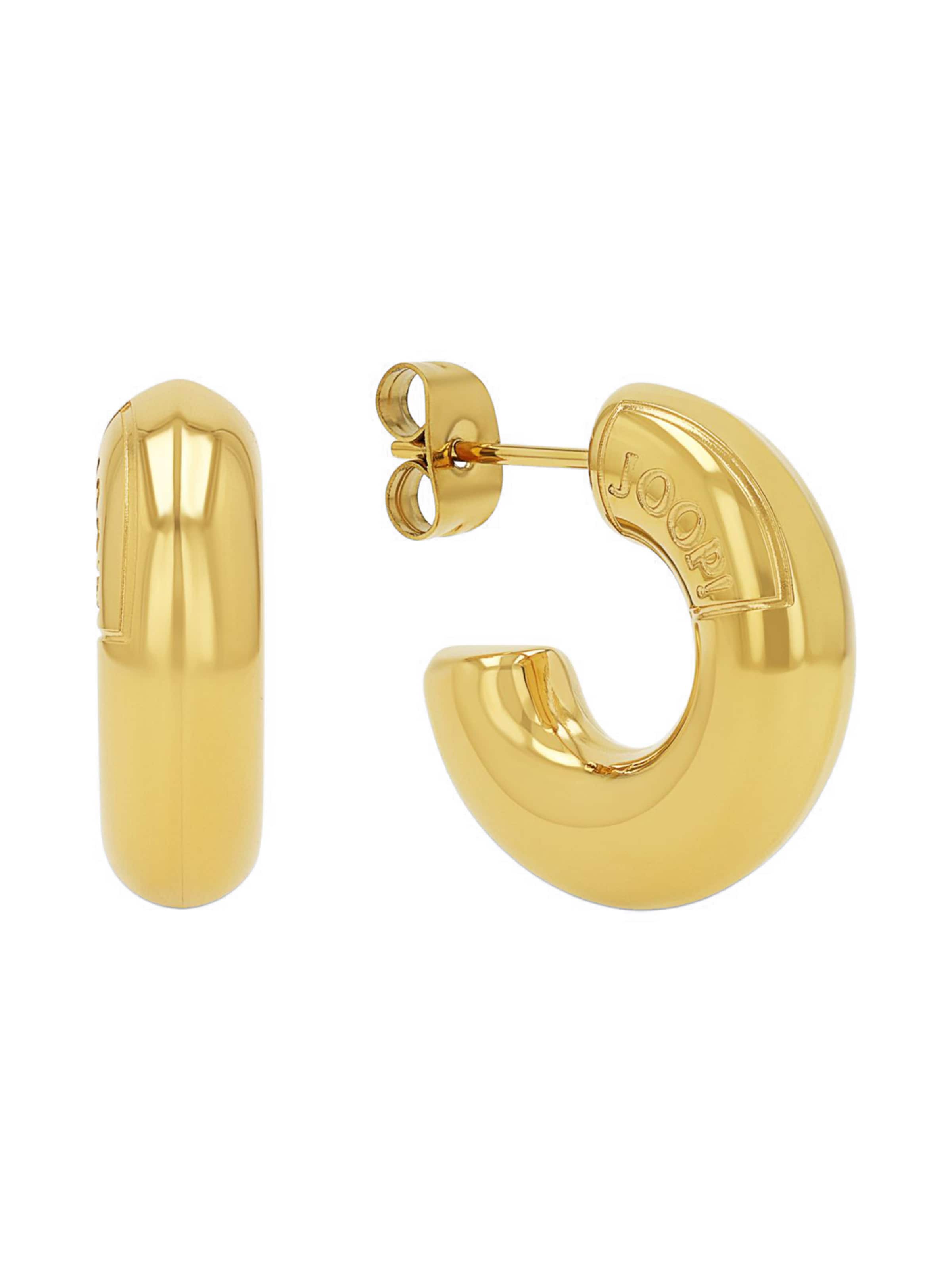 JOOP! Oorbellen 'Creolen' in Goud: voorkant