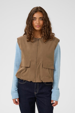 CULTURE Weste 'CUcornelie ' in Beige: Vorderseite