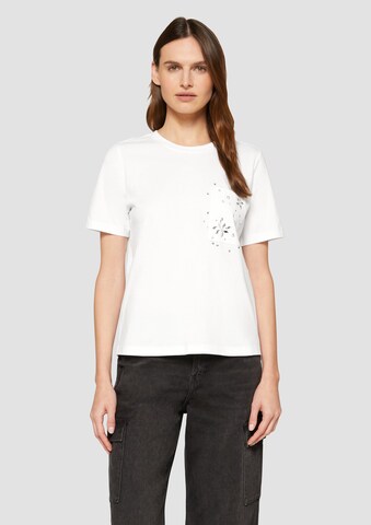 s.Oliver Shirt in Wit: voorkant