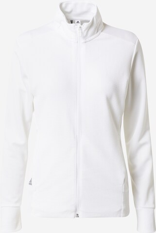ADIDAS GOLF Спортивная куртка в Белый: спереди