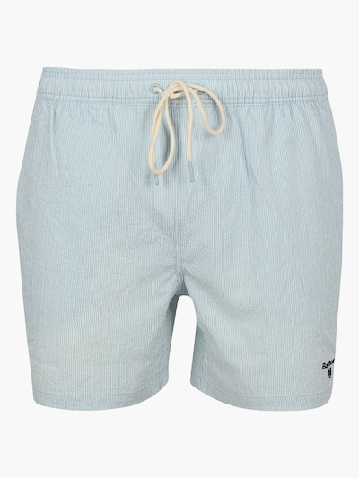 Barbour Shorts de bain en XXL en bleu clair, Vue avec produit