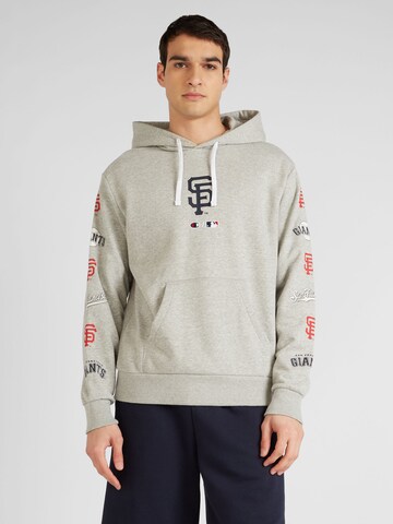 Champion Authentic Athletic Apparel Sweatshirt in Grey: front