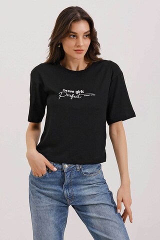 Bigdart T-Shirt in Schwarz: Vorderseite
