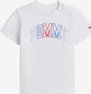 T-Shirt Tommy Hilfiger Kids en blanc : devant
