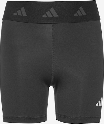 ADIDAS PERFORMANCE Skinny Fit Спортен панталон в сиво: отпред