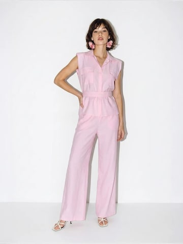 Bianco Lucci Domácí oblečení 'Zweiteiliges Set' – pink