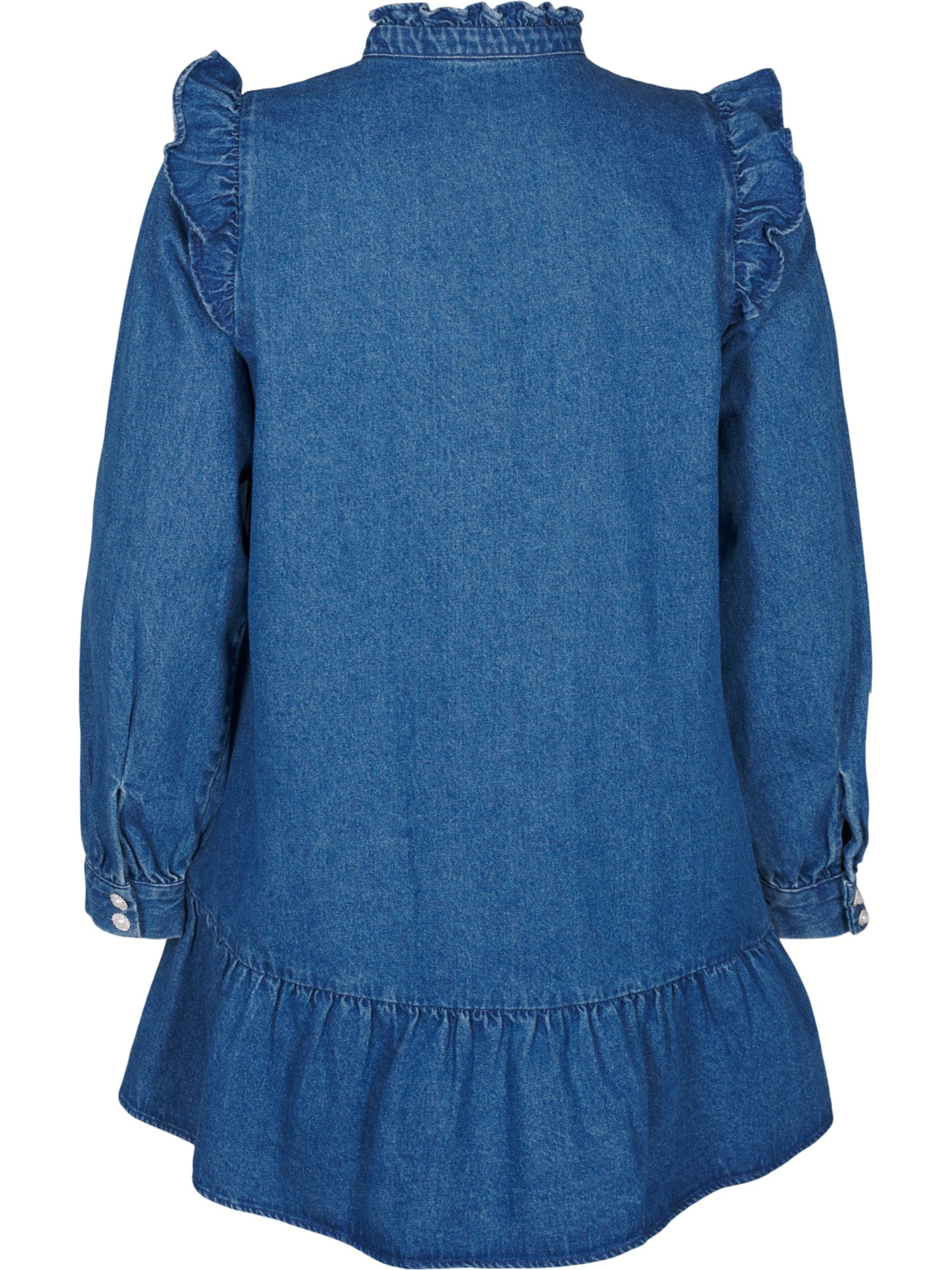 Zizzi Košilové šaty 'Elova' – modrá