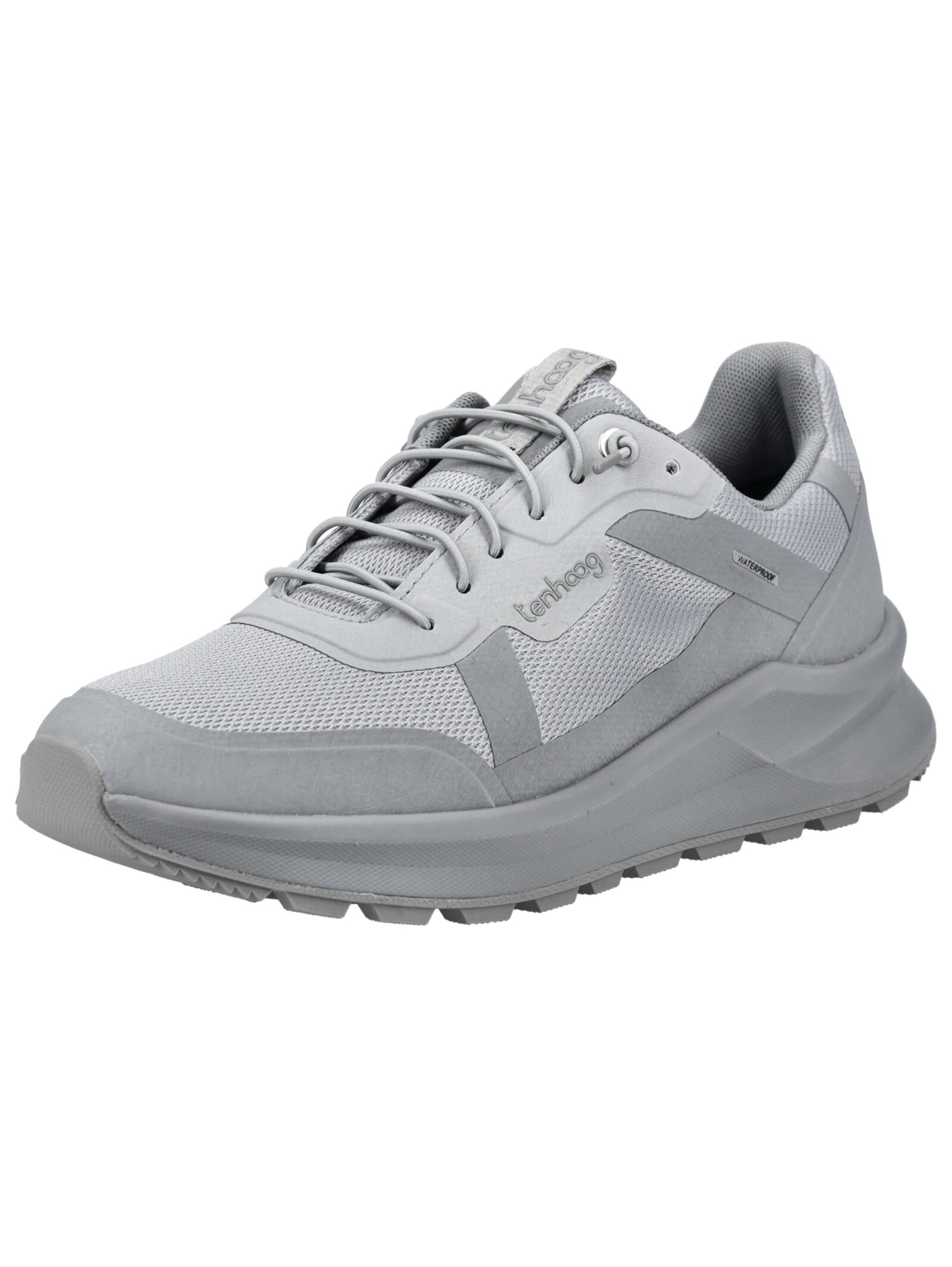 Tenhaag Platform trainers in Grey: front