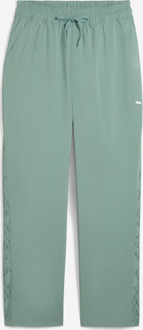 PUMA - Pantalón deportivo en verde: frente