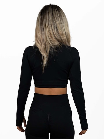 Maglia funzionale 'Scrunch' di Divina in nero