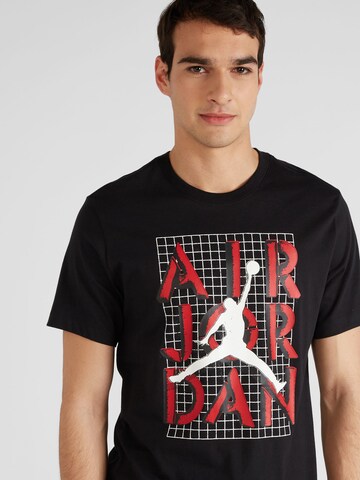 Jordan T-Shirt 'JM STACK' in Schwarz