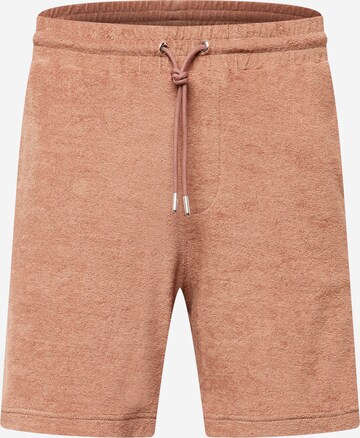 Regular Pantalon 'Cameron' NN07 en marron : devant