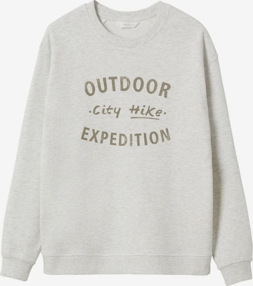 MANGO TEEN Sweatshirt 'outdoor' in Grey: front