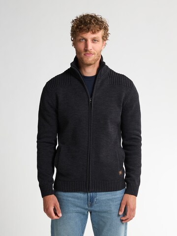 Vestes en maille Petrol Industries en noir : devant