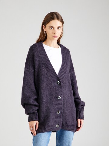 Cardigan Warehouse en bleu : devant