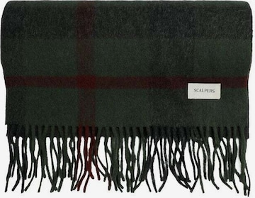 Scalpers Szalik 'Chekcs' w kolorze zielony: przód