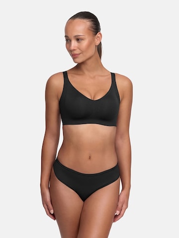 Push-up Soutien-gorge 'Seamless Compact Push-Up BH' cfab (formerly creamy fabrics) en noir : devant