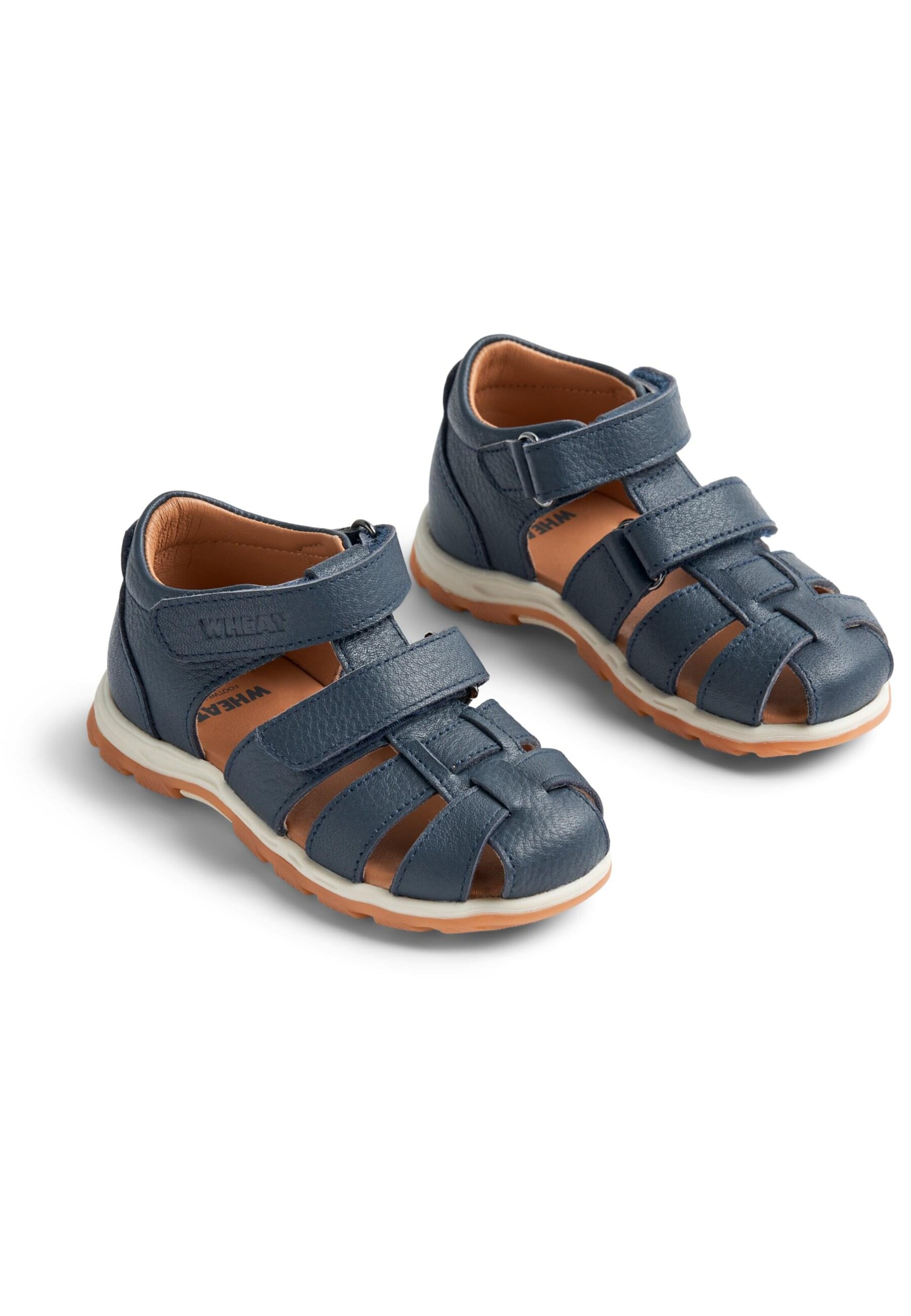 WHEAT Sandale in Blau: Vorderseite