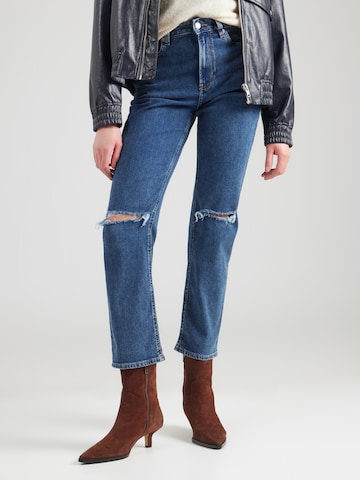 Coupe slim Jean Calvin Klein Jeans en bleu : devant