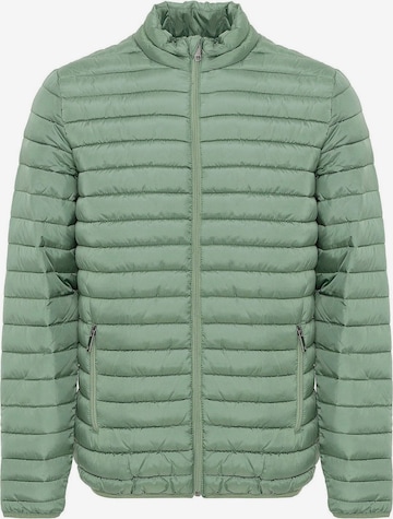 Cappotto di mezza stagione di Daniel Hills in verde: frontale