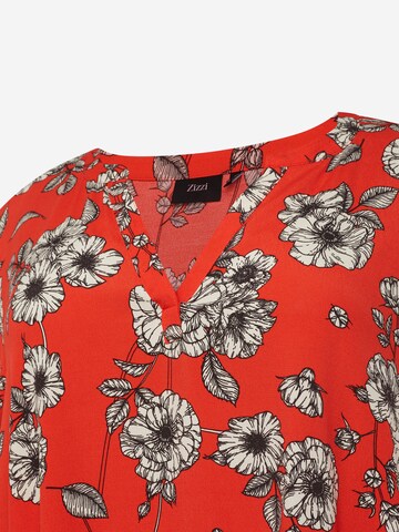 Zizzi Bluse 'MISOLDE' in Rot