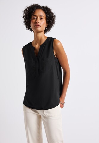 STREET ONE Blouse in Black: front